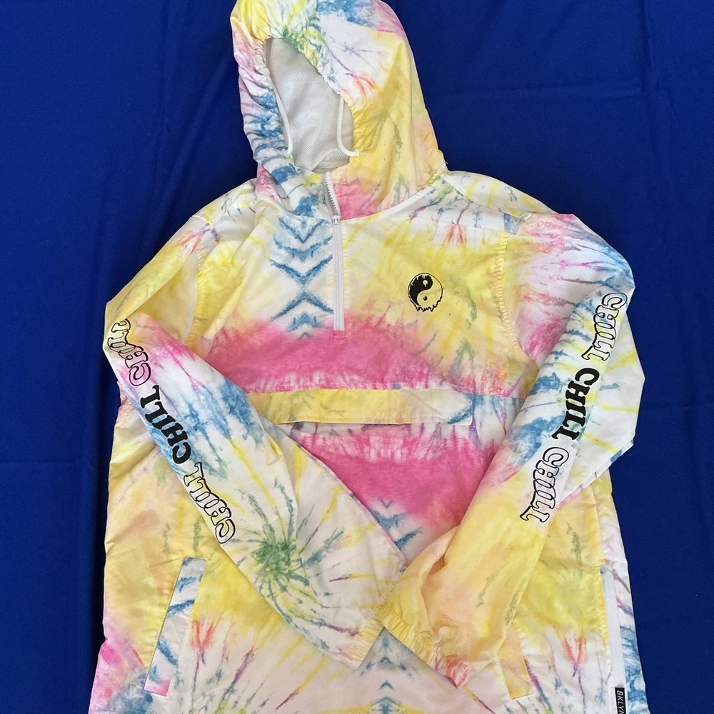 Trademark Brooklyn Tie-Dye Hooded Windbreaker